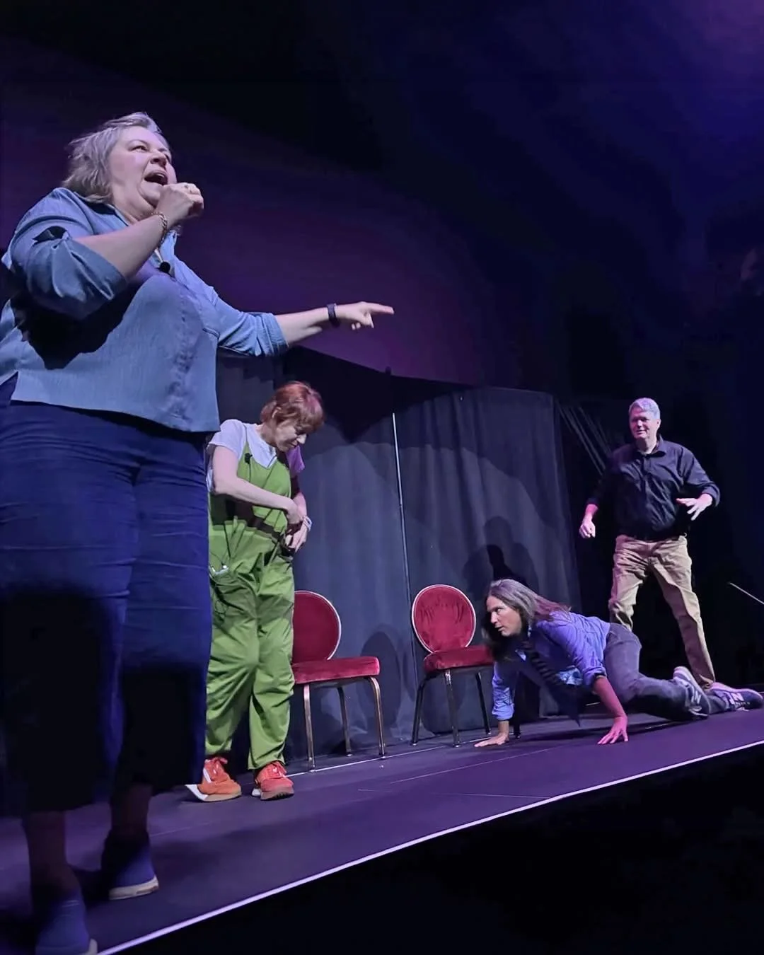 Onstage with Fustercluck & Suzi Barrett at Yes Ann Fest (2026)