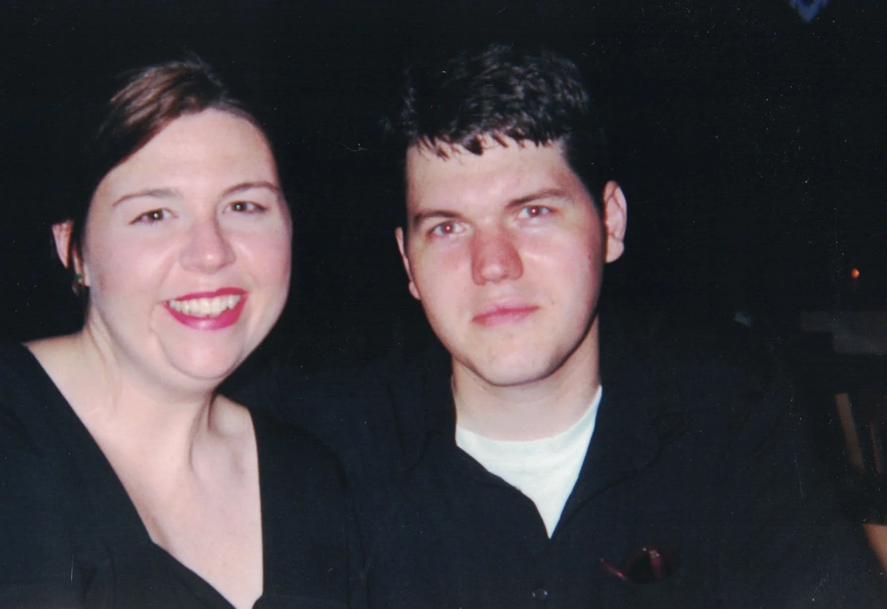Looking fabulous on our way somewhere important (late 90's)