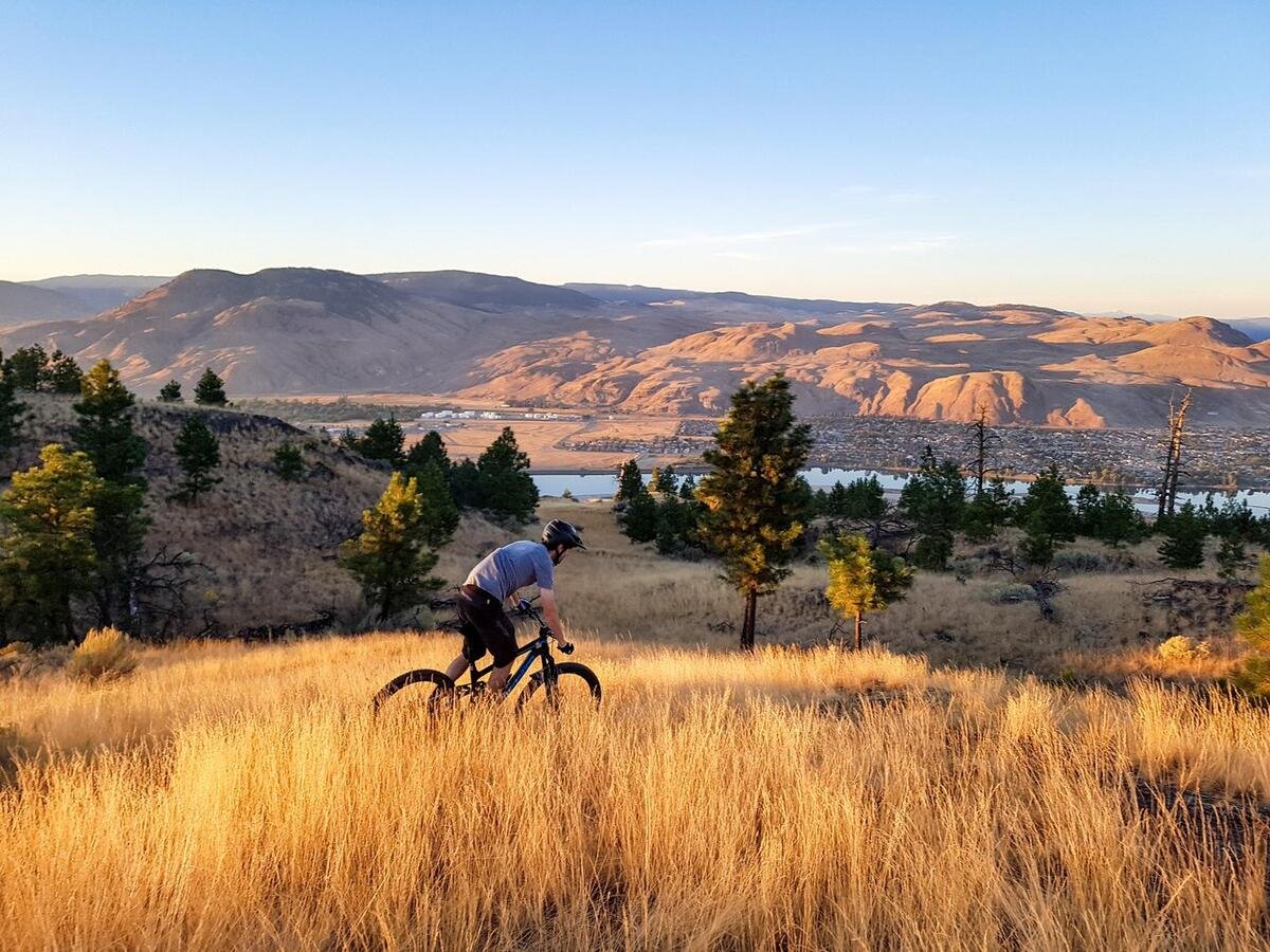 Mountain Biker in Kamloops