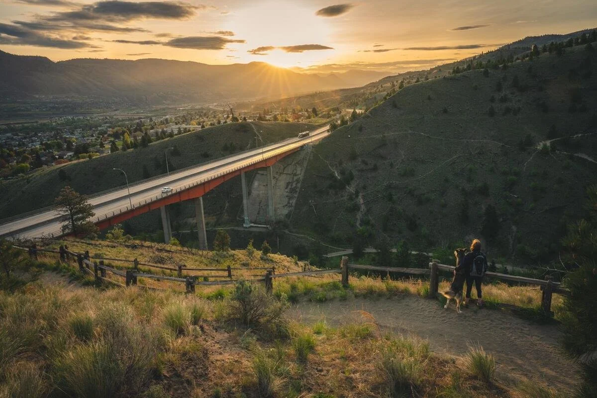 Scenic photo of bridge in Kamloops