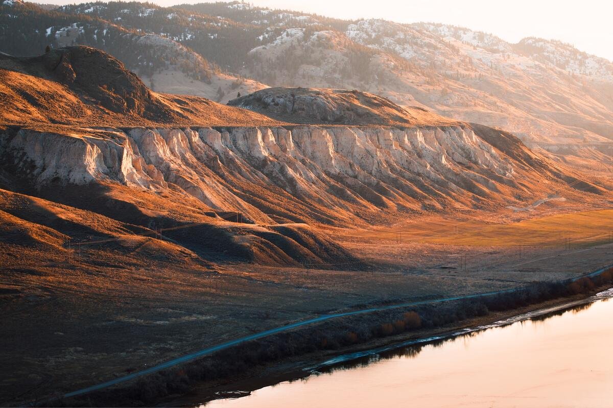 Scenic photos of Hoodoos in Kamloops