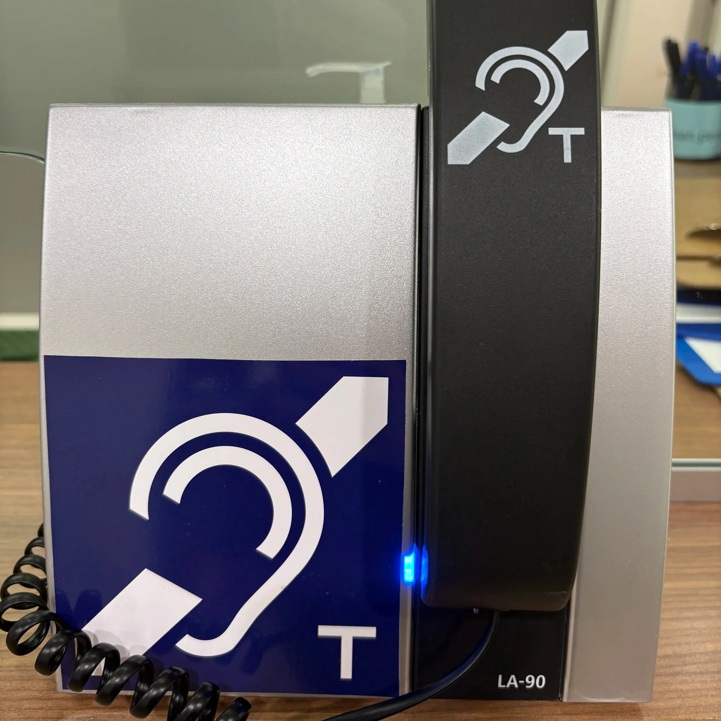 An assistive listening device at HSNS