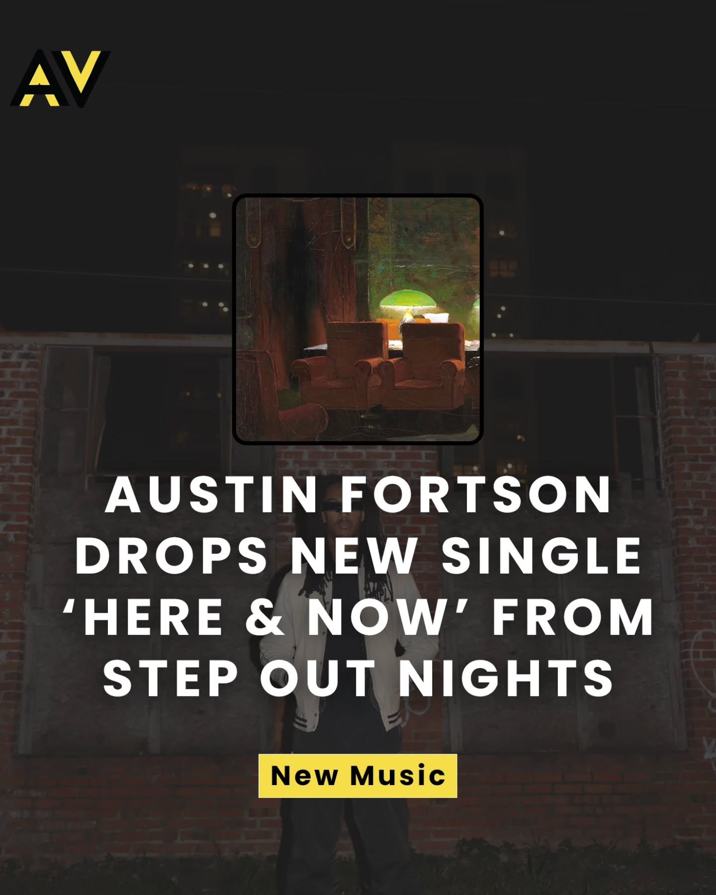 New music Fridays 💽

@_austinfortson_ just dropped a new single off of his upcoming album Step Out Nights 👟👟 

How's it sounding?