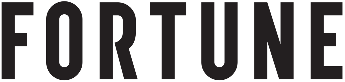 The word "FORTUNE" written in large, bold, black letters on a white background.