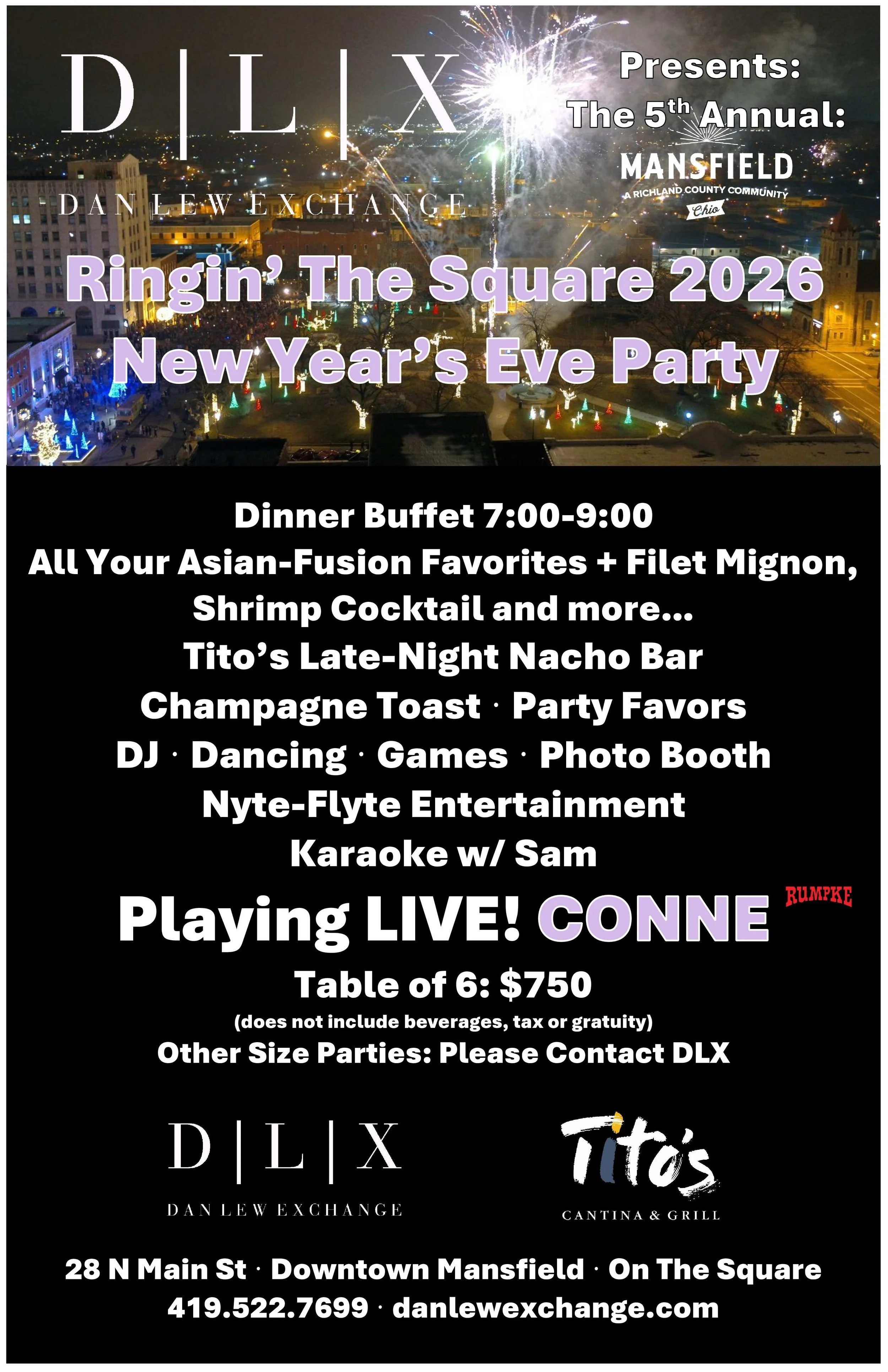 Ringin’ The Square 2026 New Year’s Eve Party