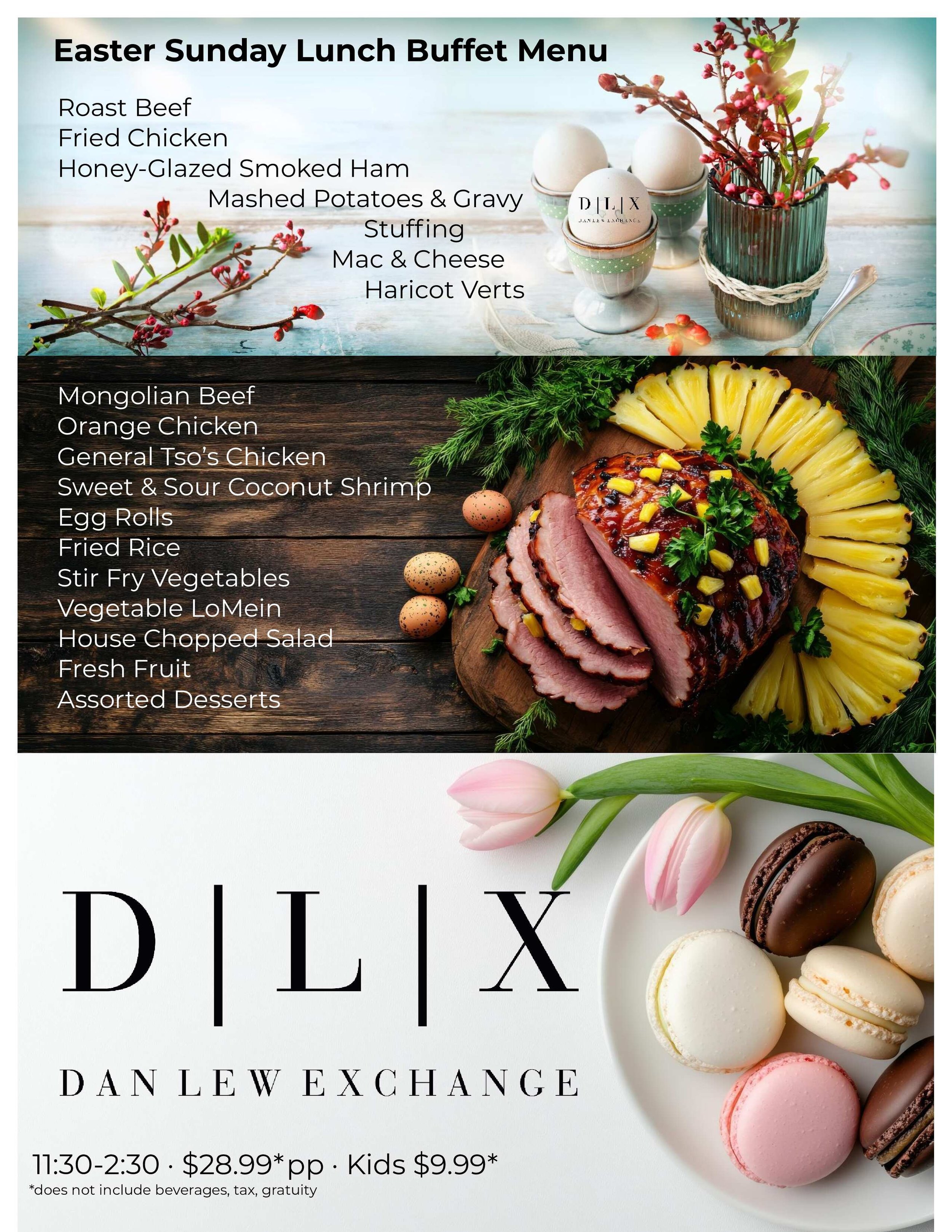 Easter Sunday Lunch Buffet