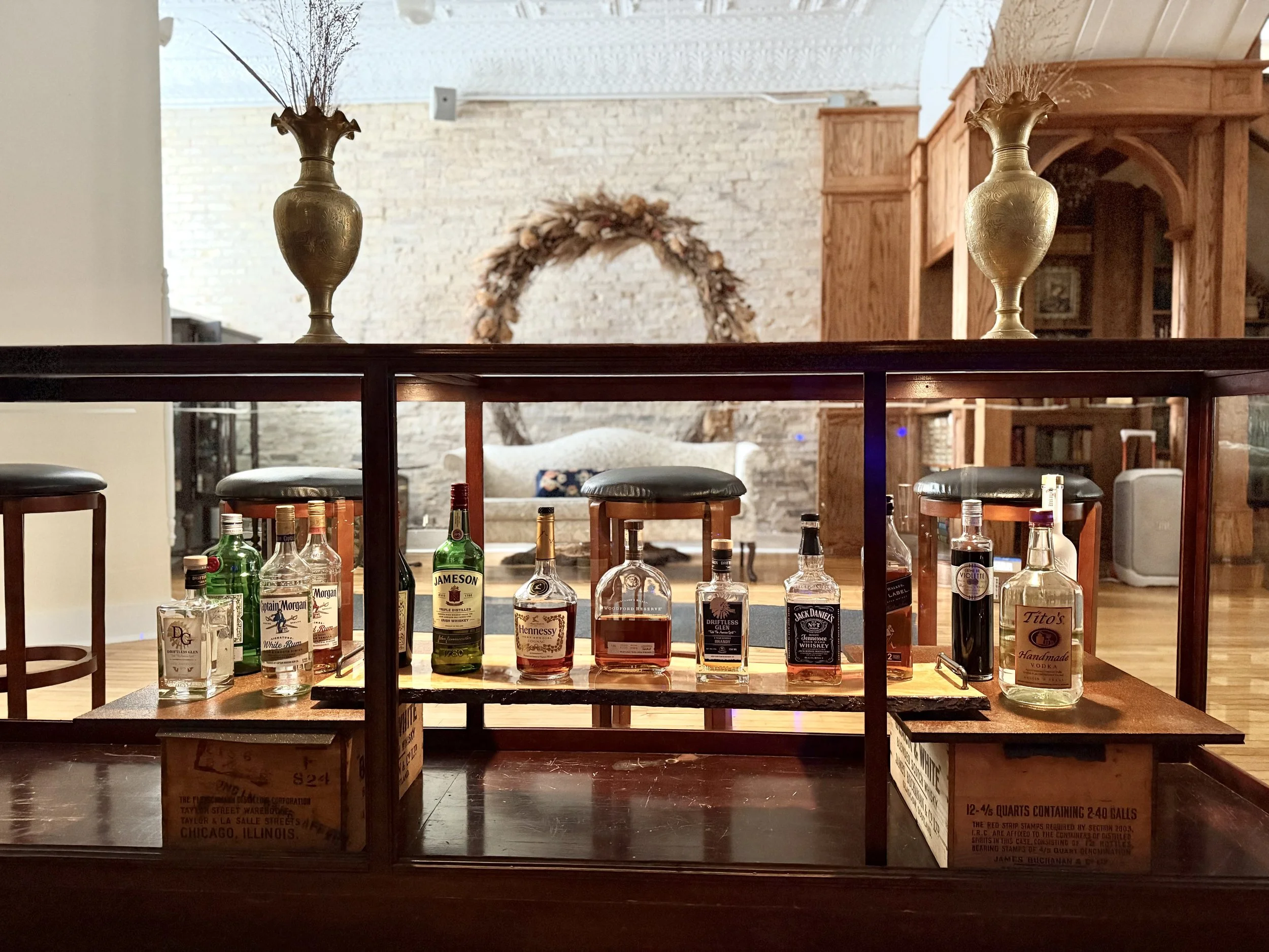 When a Bar is necessary we move it in and serve it up!