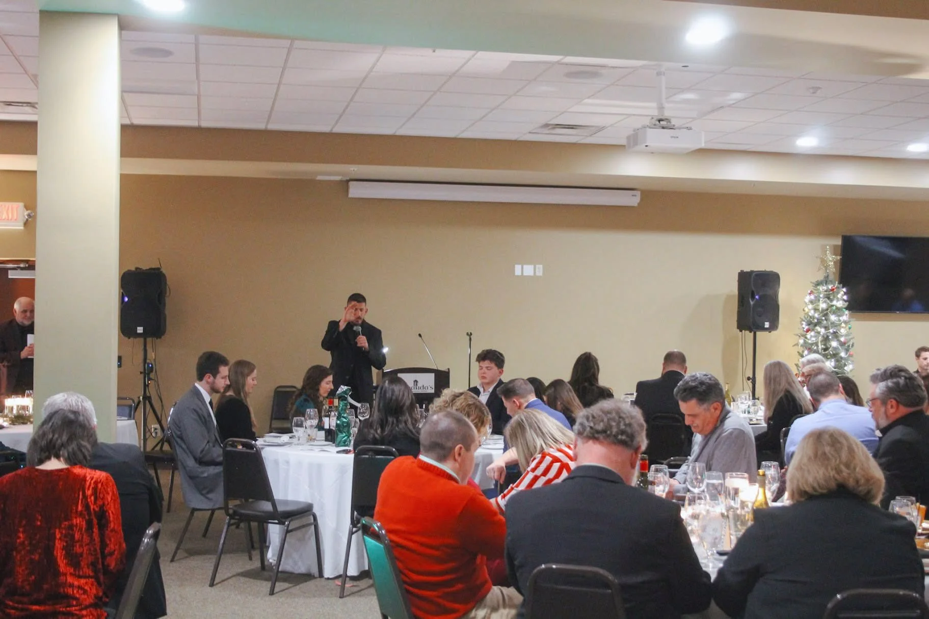 A lovely winter night filled with friends,  live music, good food, and live and silent auctions... sign us up! 

And you can too! 

Join Newman for our 63rd Annual Benefit Dinner on Saturday, December 6th at Faranda's in DeKalb. 

Early Bird pricing: