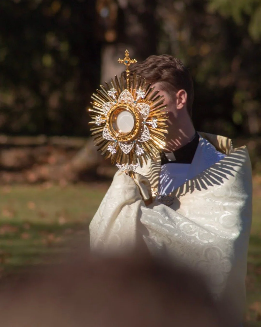 It was a great joy to process around the block with Our Lord adoring Him and singing Hymns on the Solemnity of Christ the King. 

Thank you to all who joined us. Your witness is beautiful!
