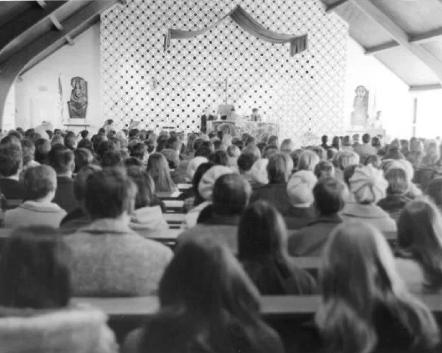 Today marks the 59th dedication anniversary of Christ the Teacher University Parish. On December 11th, 1966, Bishop Loras T. Lane granted full parish status to the Newman Center at NIU with the fitting title of "Christ the Teacher University Par