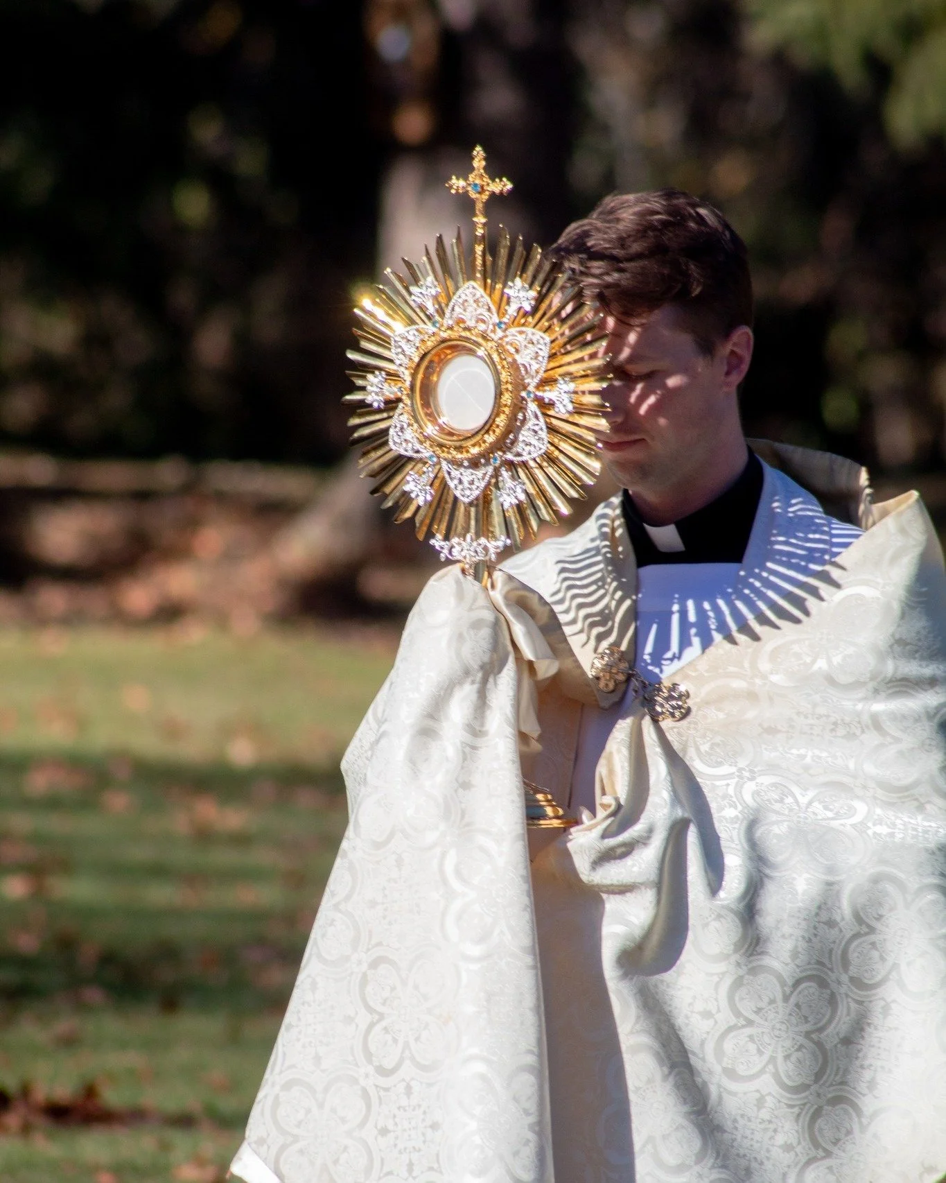 Save the date for our annual Corpus Christi procession: Sunday, June 7th.

On the Solemnity of the Most Holy Body and Blood of Jesus Christ, we greatly reverence Jesus in the Eucharist with a Eucharistic procession around the block, singing hymns and