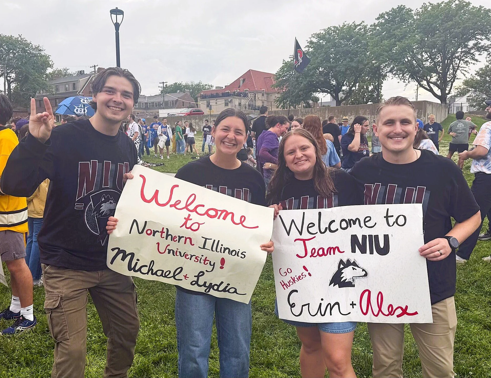 Your 2026-2027 FOCUS Missionary Team! We are very excited to have Erin, Michael, &amp; Alex joining Leah on Team NIU! Keep an eye out for some "getting to know you" posts coming soon👀