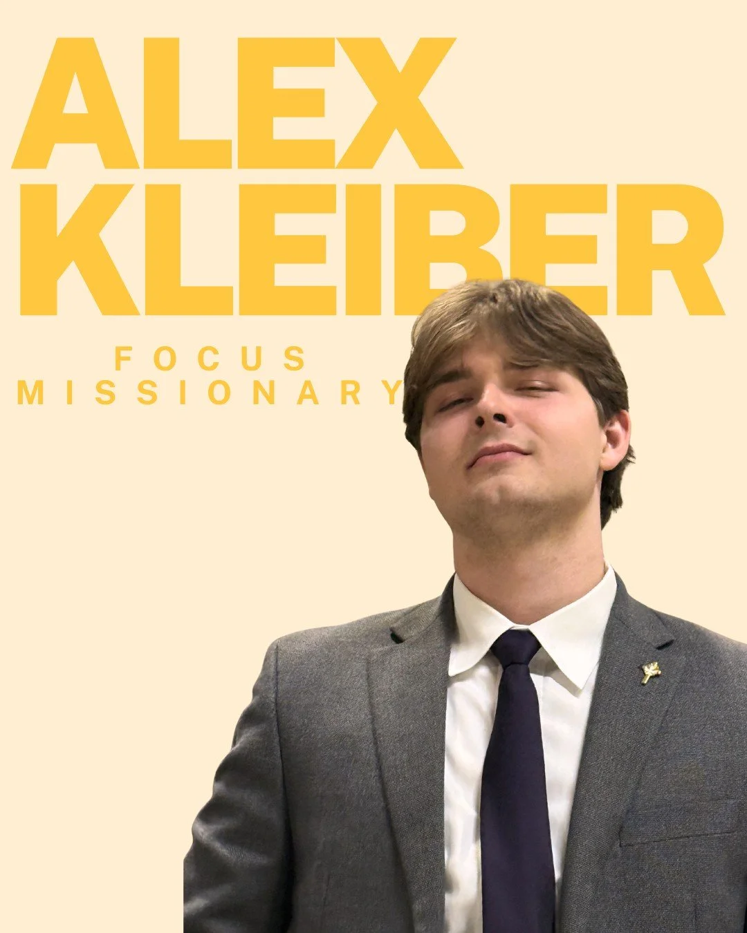 Alex Kleiber is jumping into his first year with FOCUS here at Newman as he finishes up his degree at NIU in engineering. He enjoys nature and likes to spend time outside hiking and backpacking. Alex is a firm believer in breakfast being the best mea