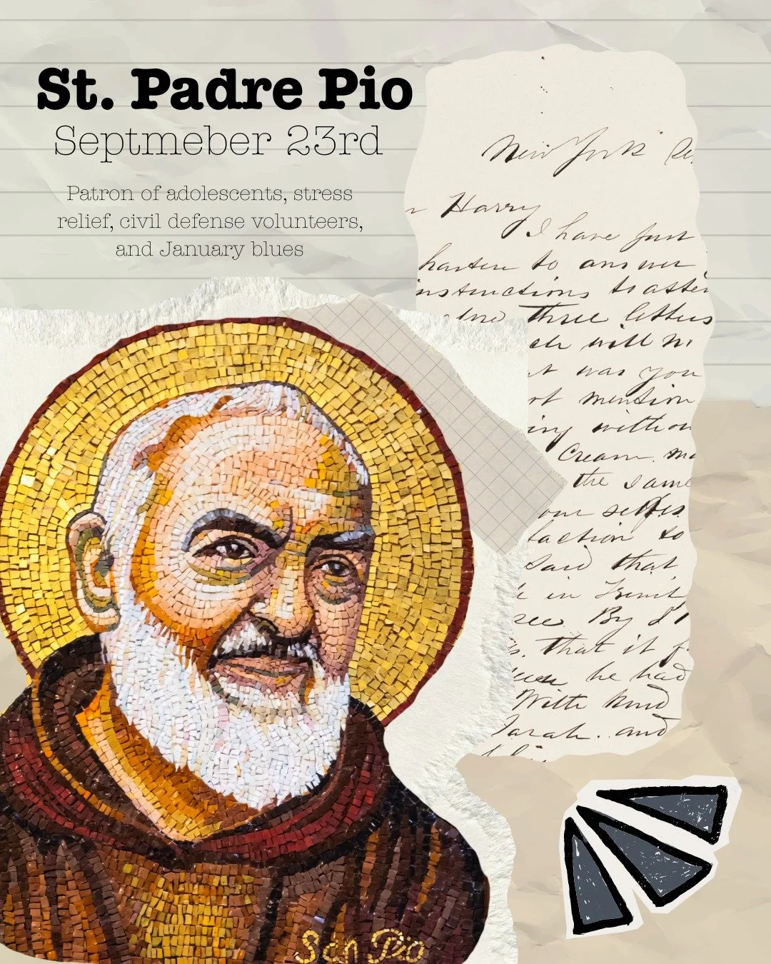 Reminder from Padre Pio: Pray, hope, and don't worry. Worry is useles. God is merciful and he will hear your prayer 🙏