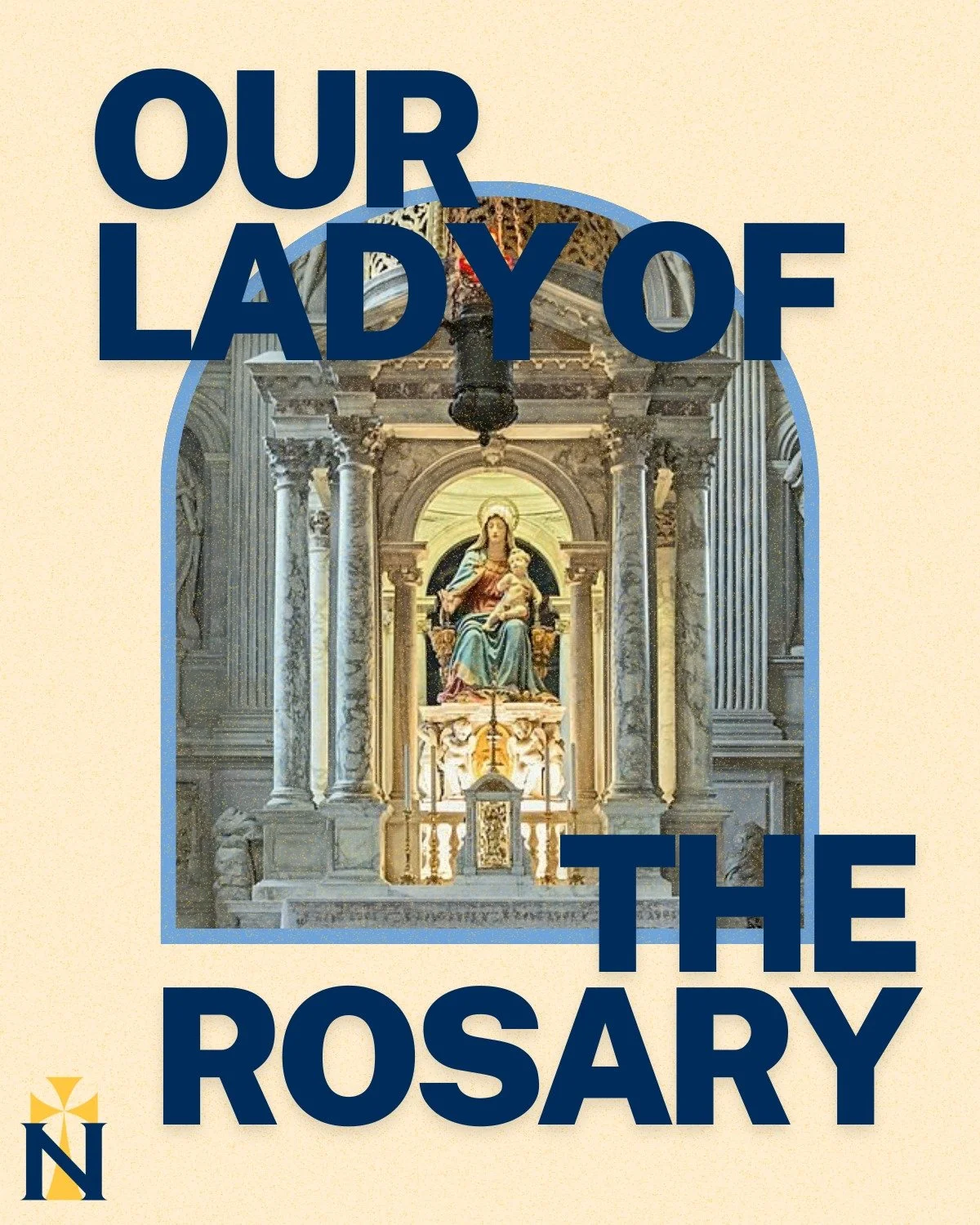 October 7th | Our Lady of the Rosary

St. John Paul II wrote, "in the receitation of the rosary, the Christian community enteres into contact with the memories and the contemplative gze of Mary. Among creatures no one knows Christ better than Ma
