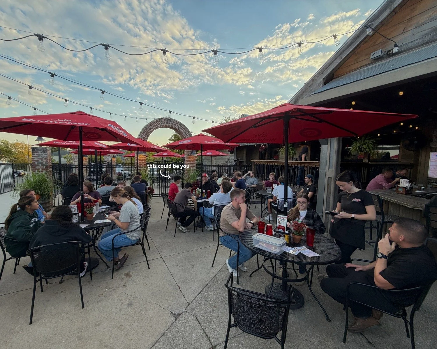 College students, join us for Fatty's with the Fathers tomorrow, October 28th at 5:30pm. Meet us there and enjoy options from our special Fatty&rsquo;s with the Fathers limited menu!