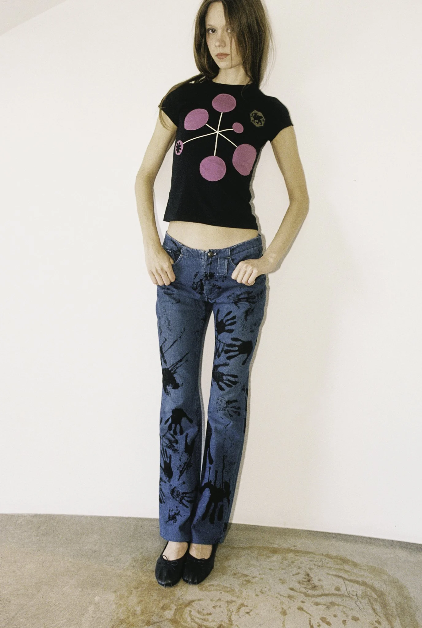 Just Cavalli Handprint Jeans