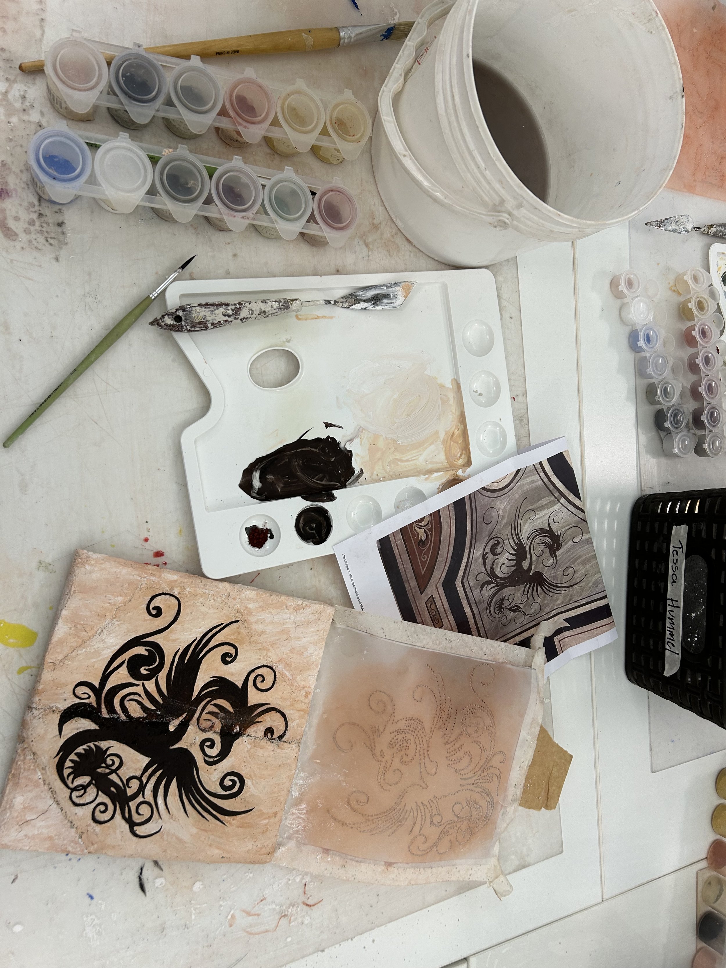 Process of Phoenix (Fresco)