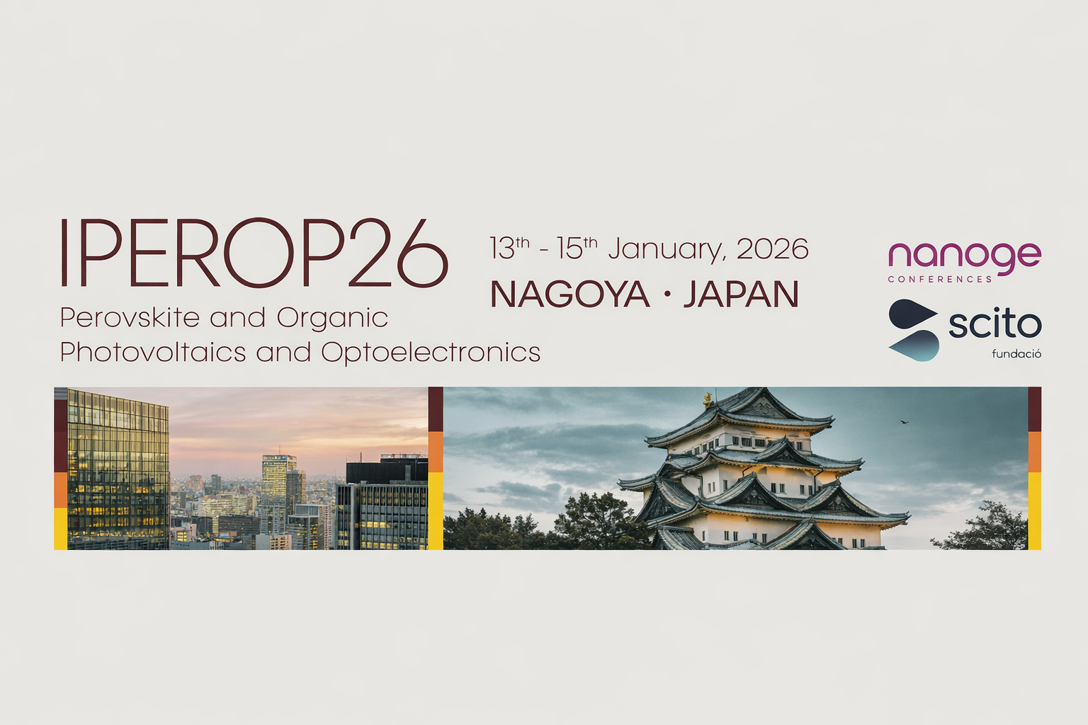 IPEROP26 Perovskite and Organic Photovoltaics and Optoelectronics 