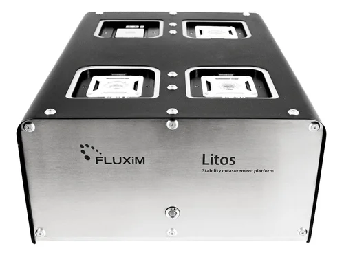 Litos lifetime testing system for OLED and LED degradation studies with chambers open