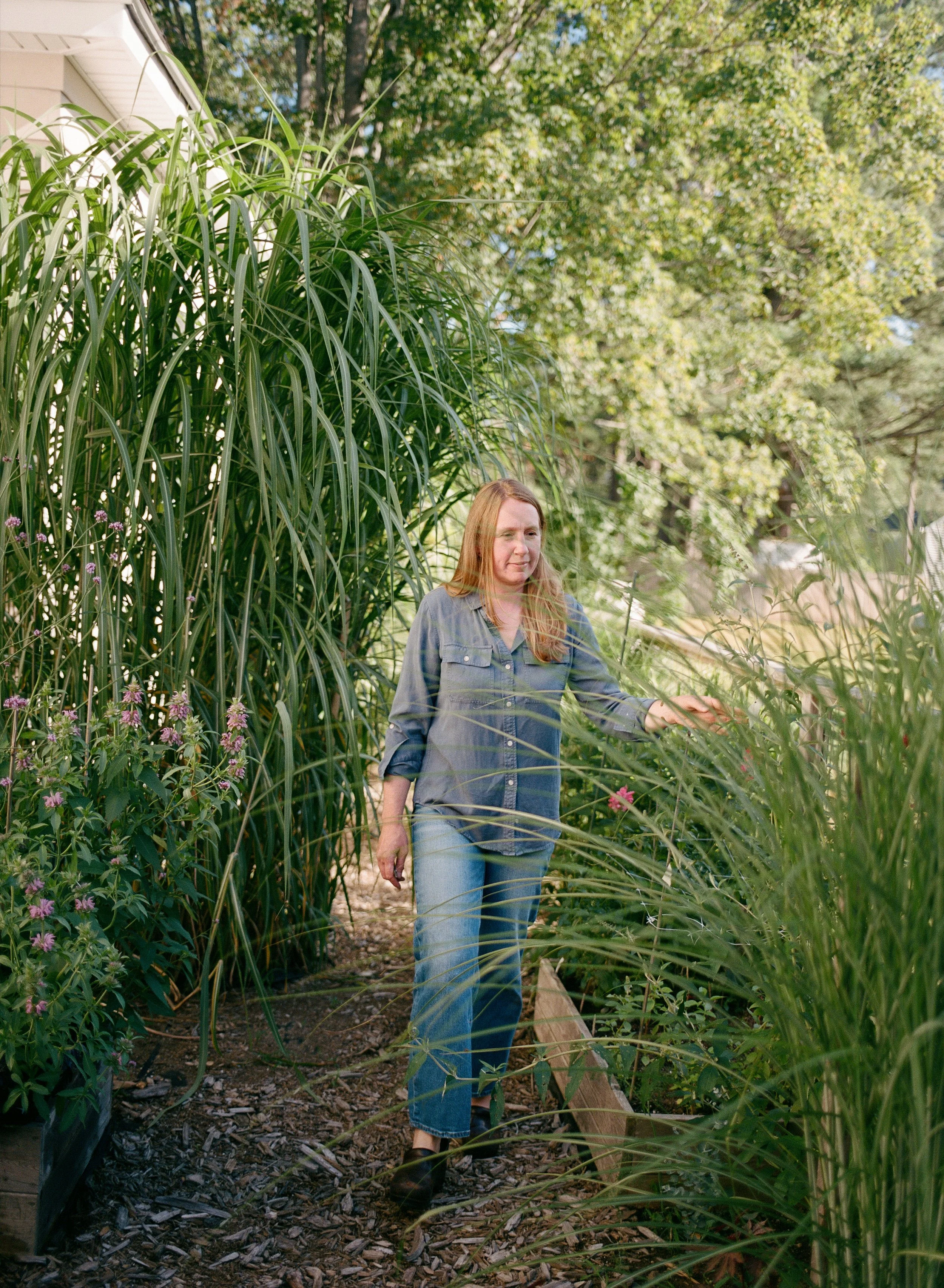 Branding photography for a florist in Maine on film