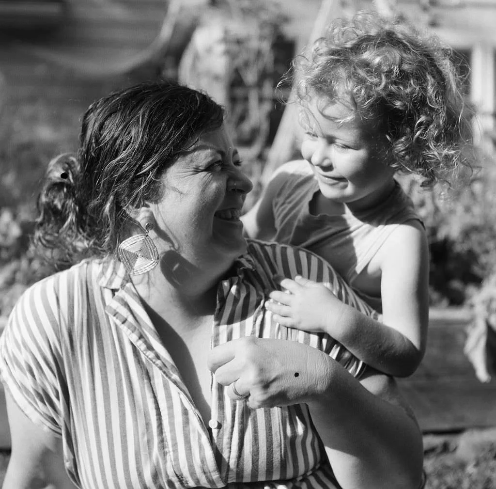 Motherhood family photography on film