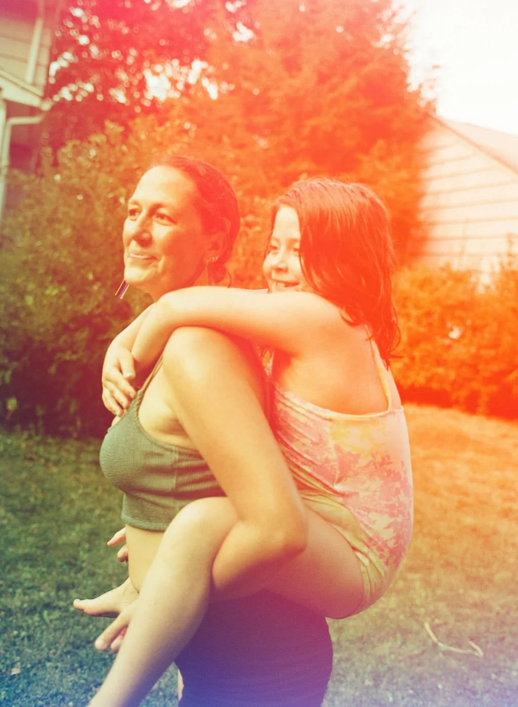 Film mother and daughter photography