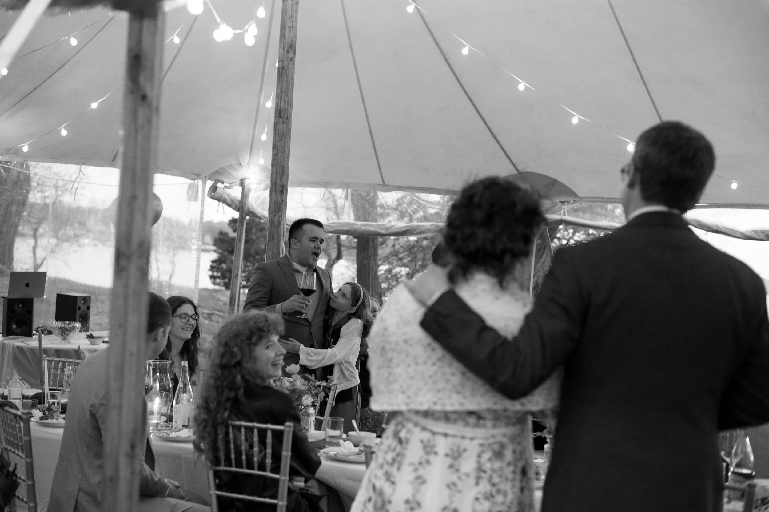 Tender wedding photography