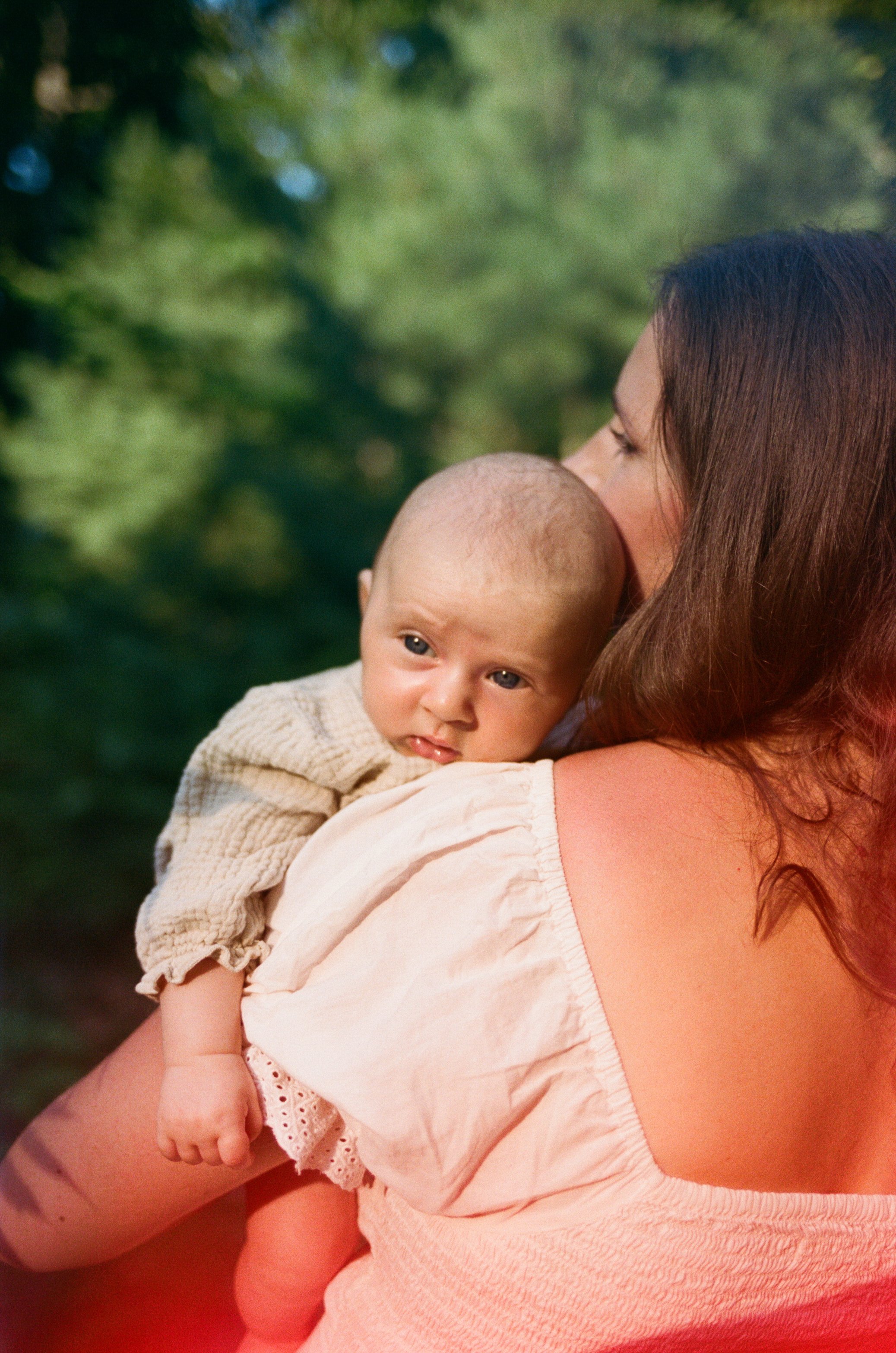 Newborn film photography New England