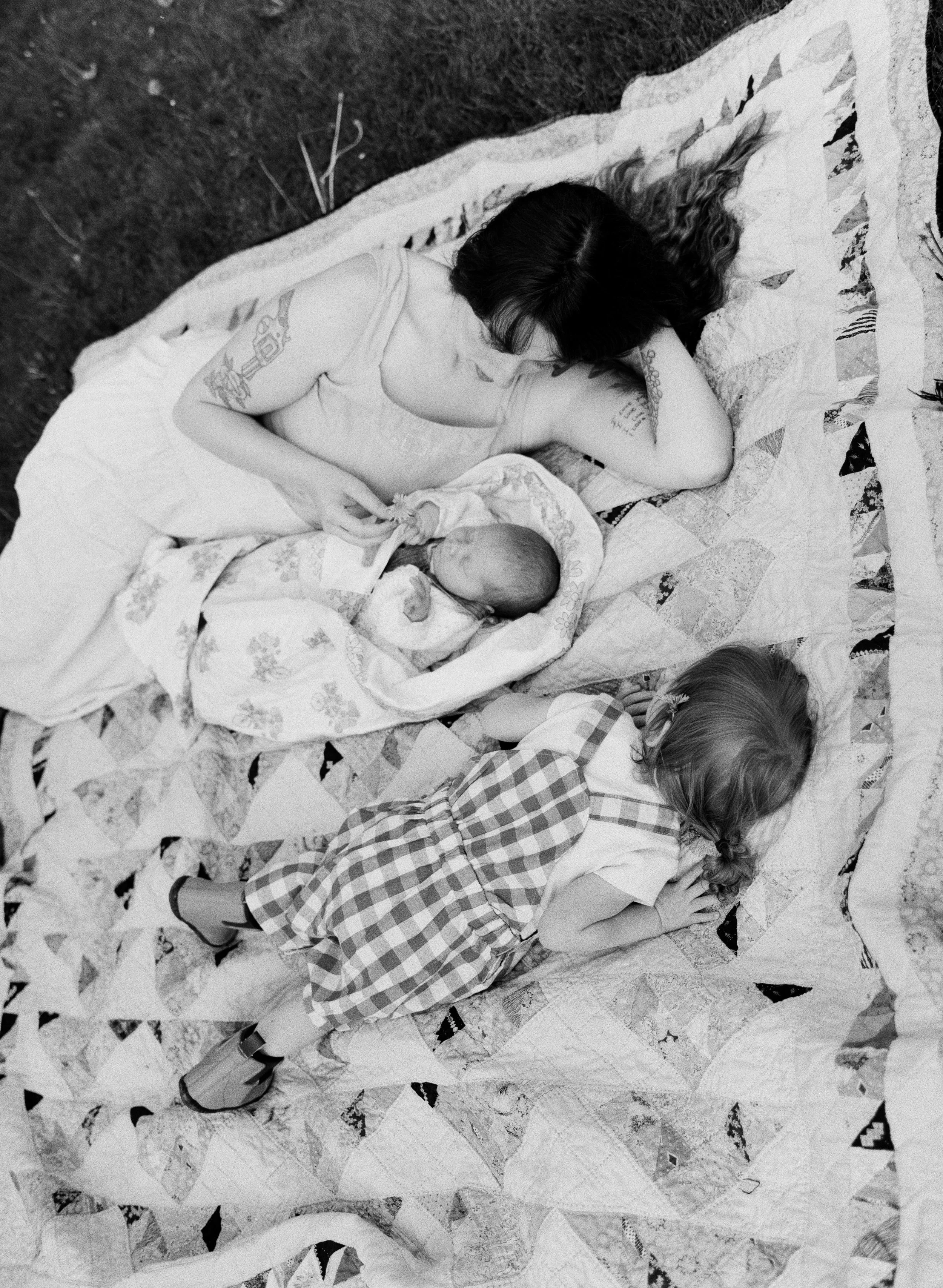 Maine newborn film photography