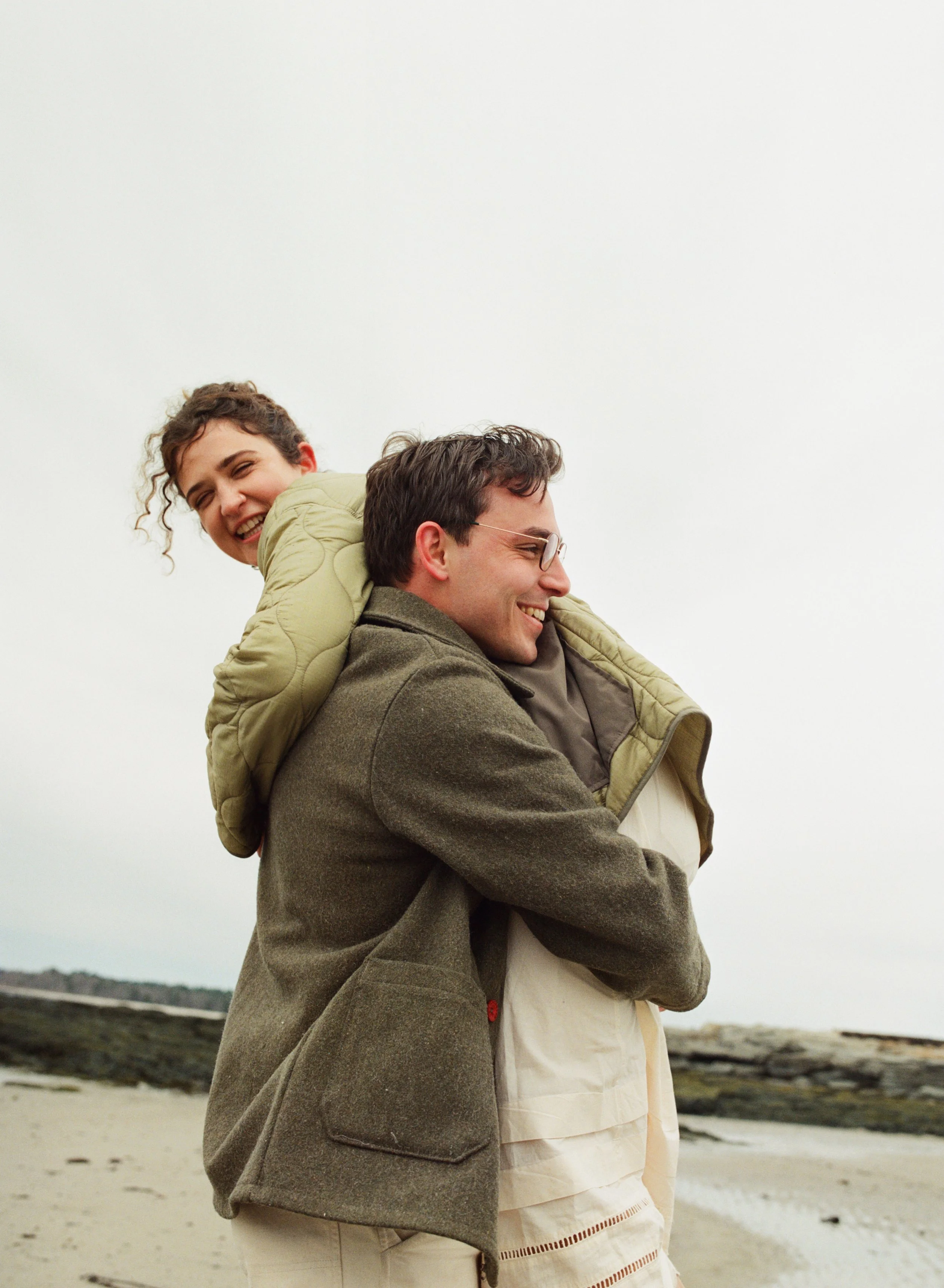 Engagement Photography at Kettle Cove in Maine