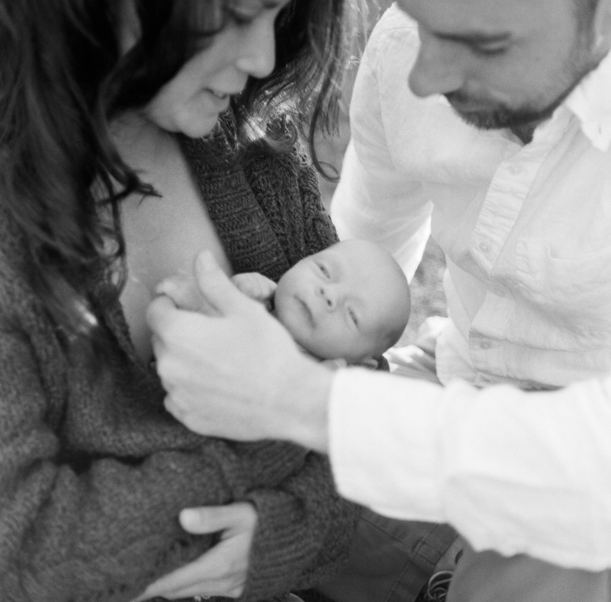 film newborn photography