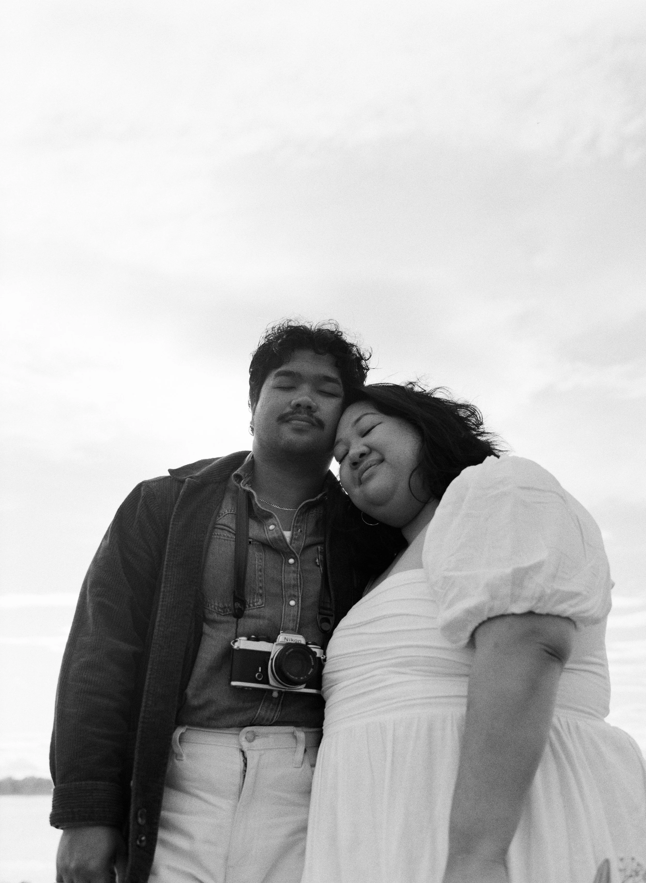 maine engagement film photographer