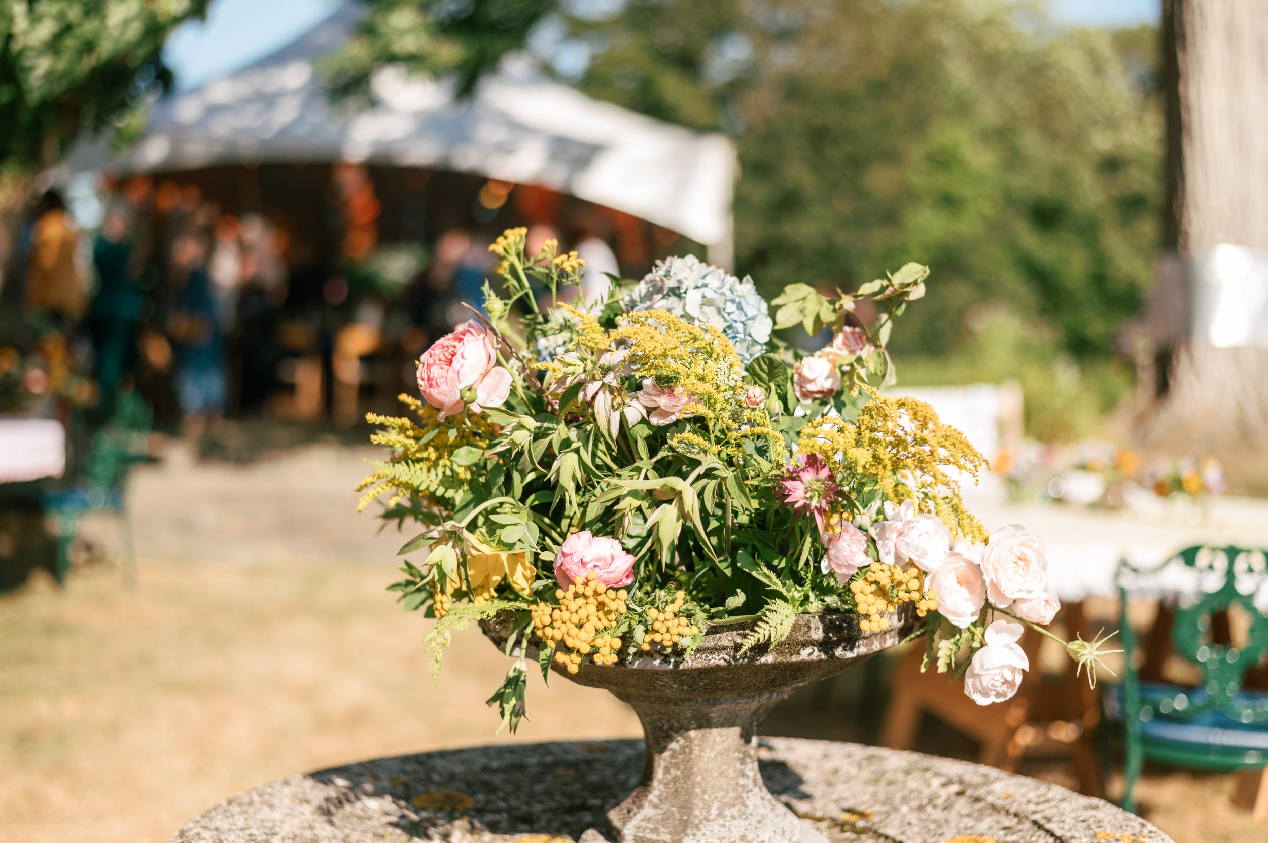backyard garden party wedding inspiration