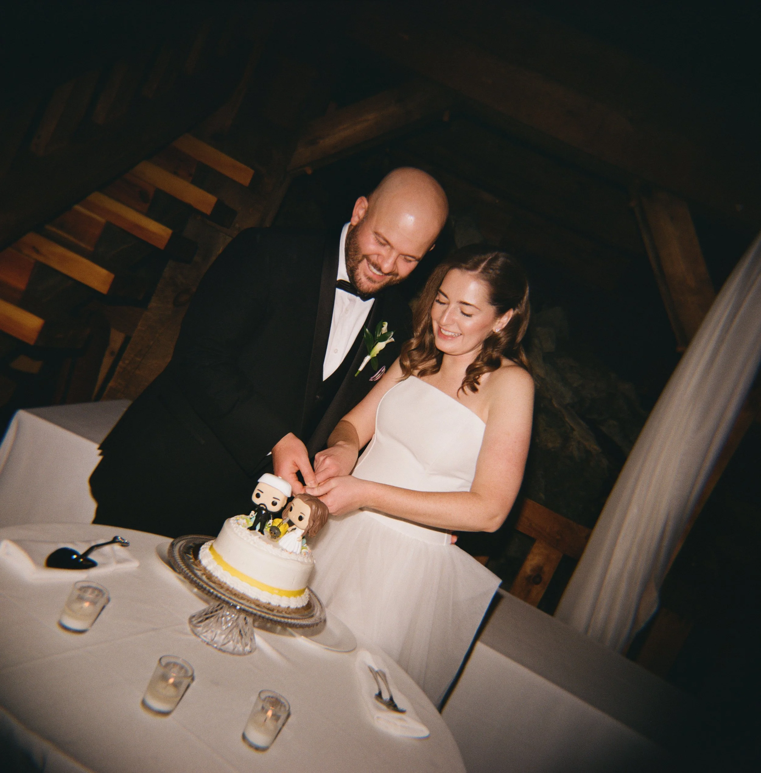 cake cutting on film