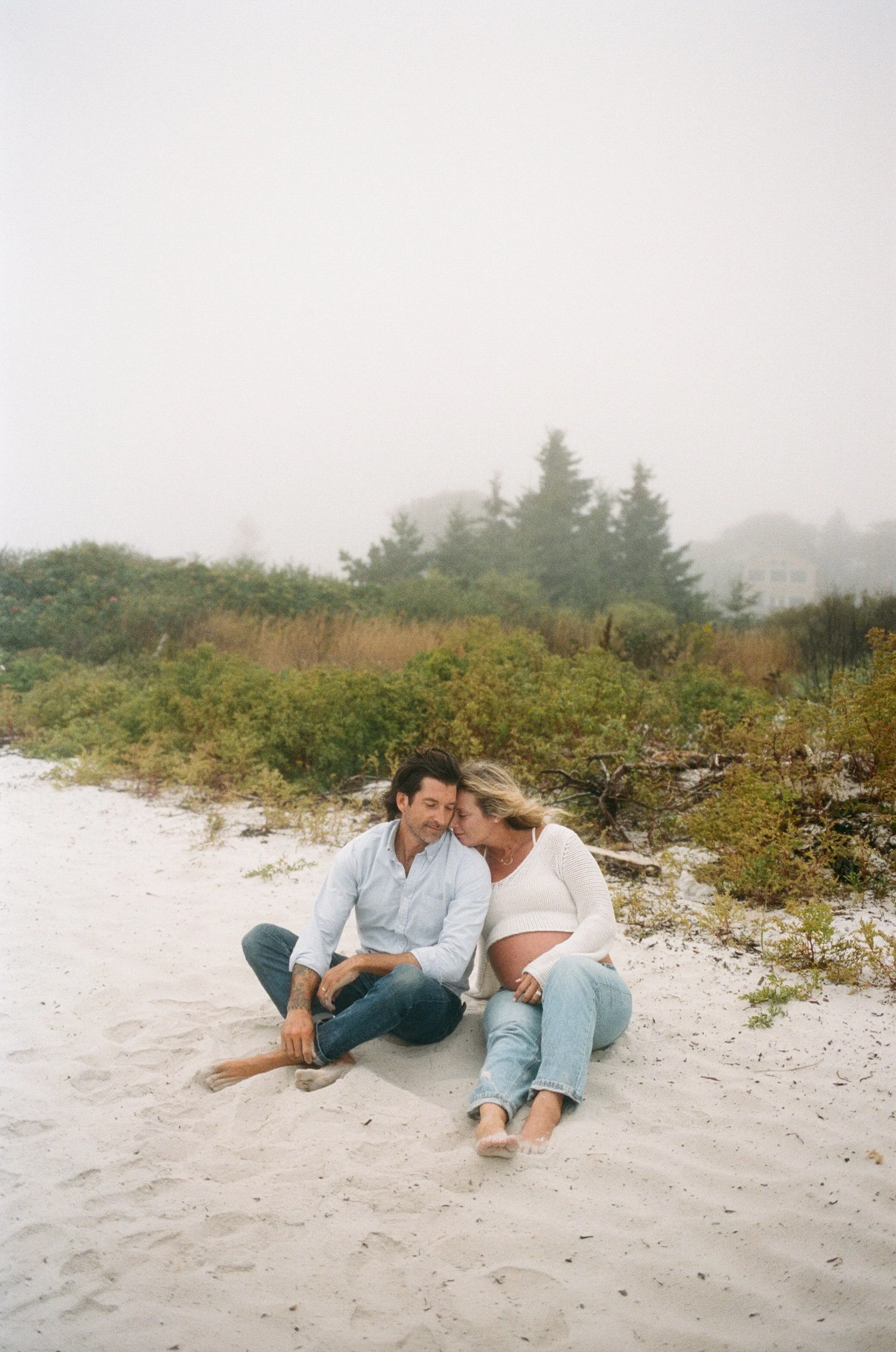 midcoast maine maternity photo session