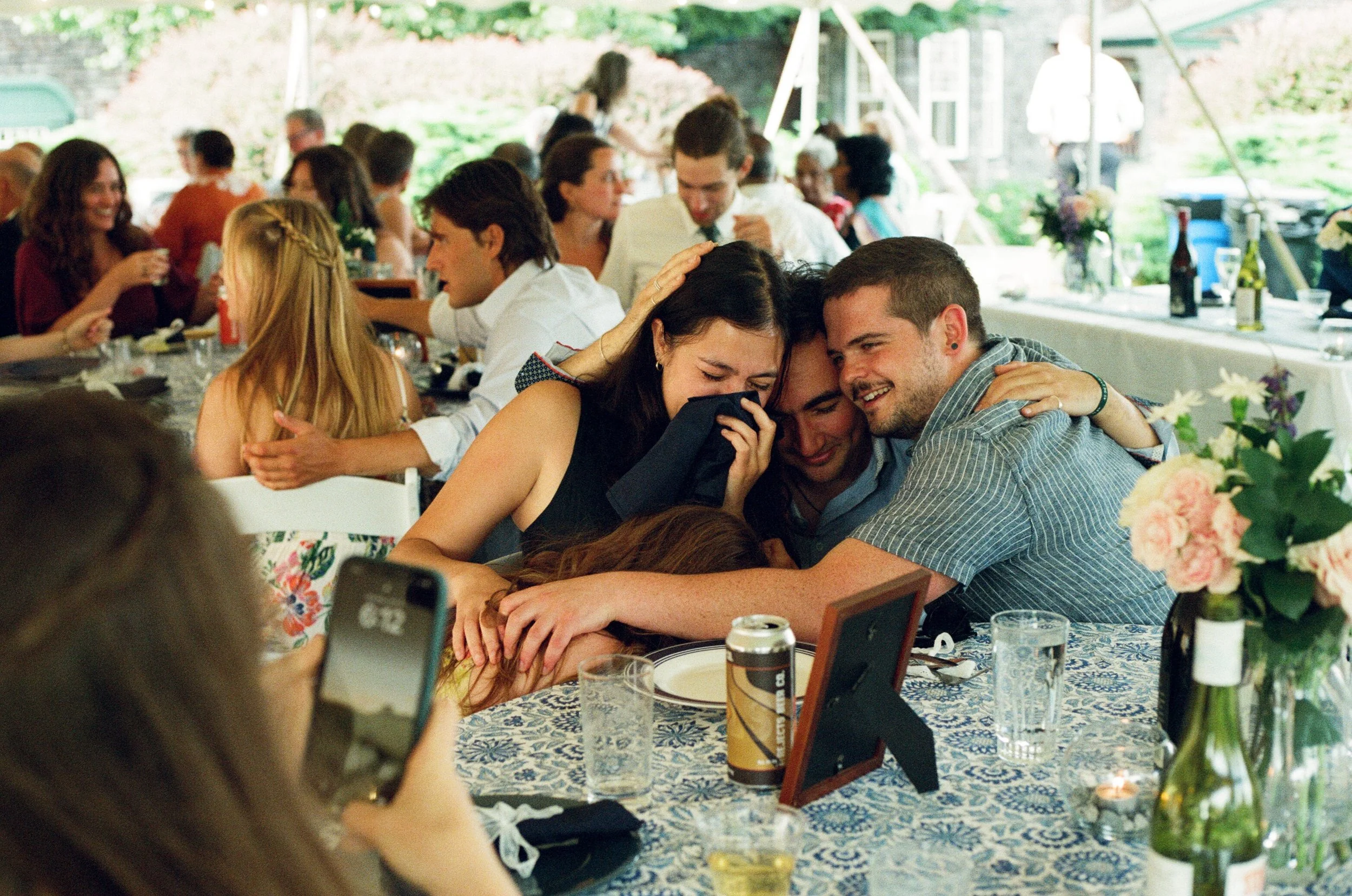 candid wedding photography on film