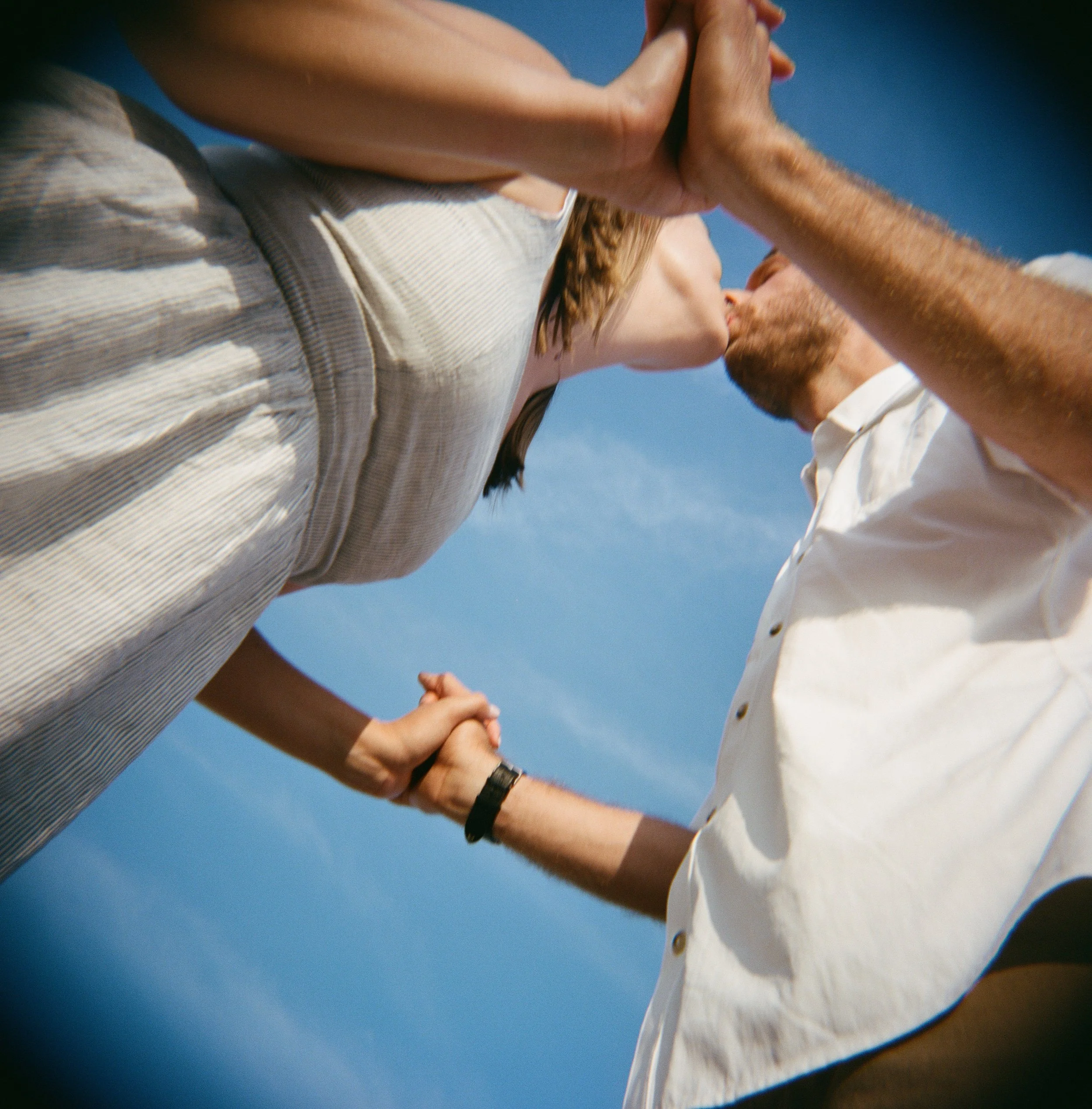 coastal maine engagement session ideas