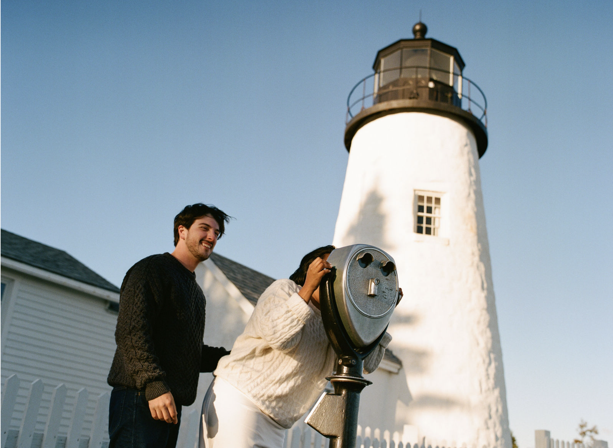 pemaquid couples film photography