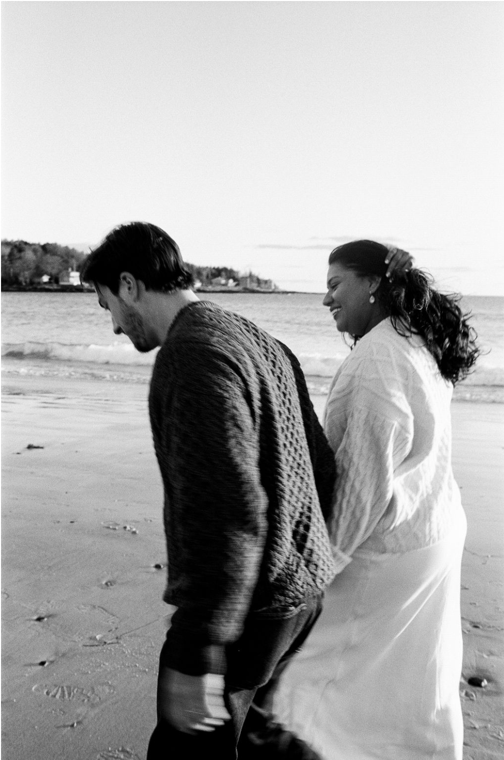 midcoast maine elopement photography on film