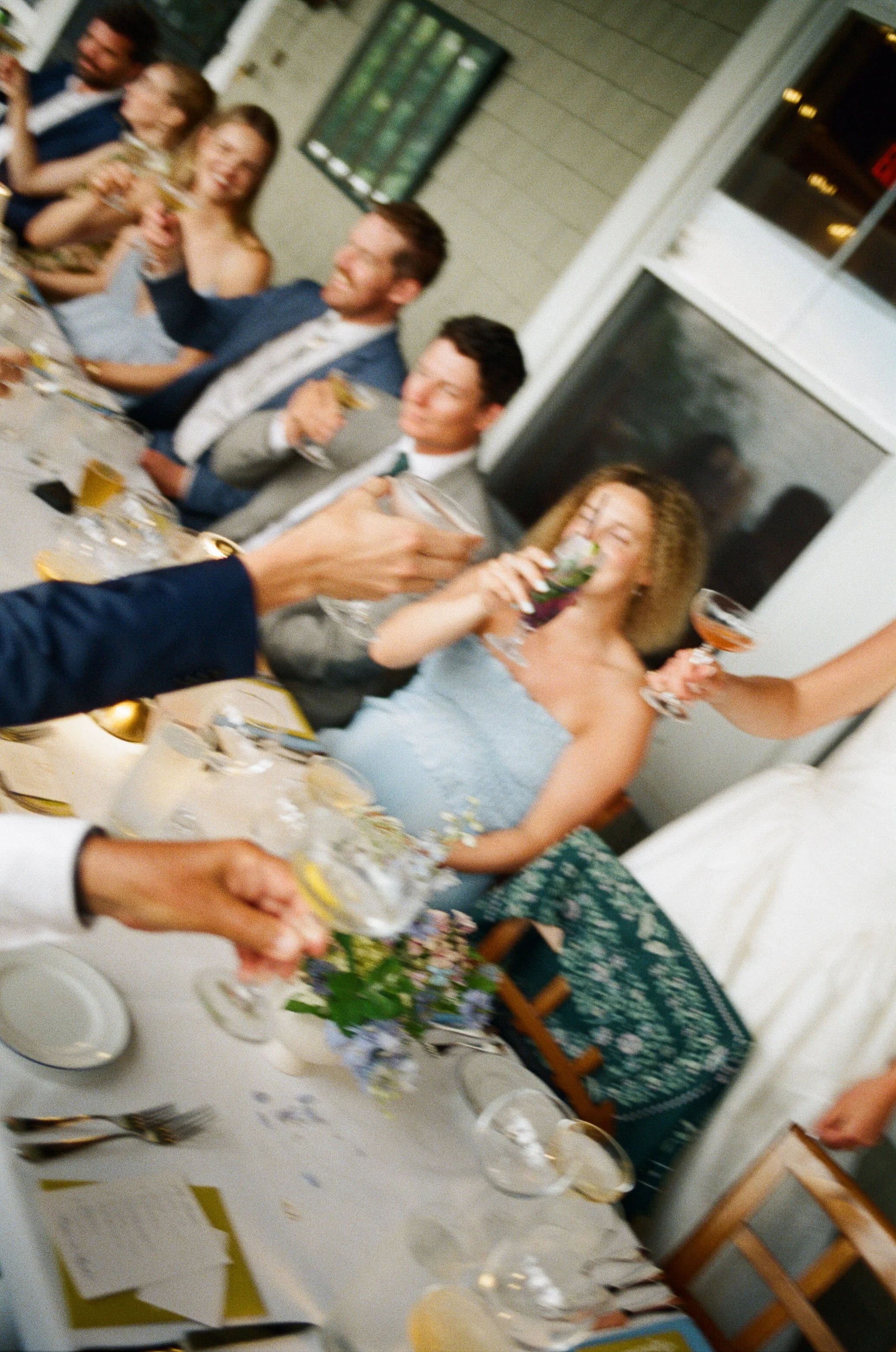 wedding dinner party on film