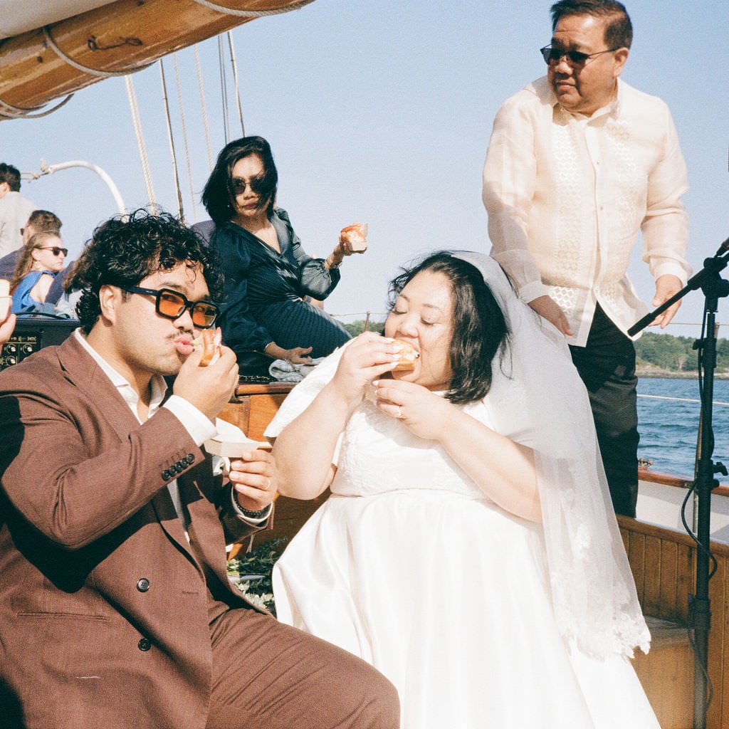 candid film wedding photography for nontraditional couples