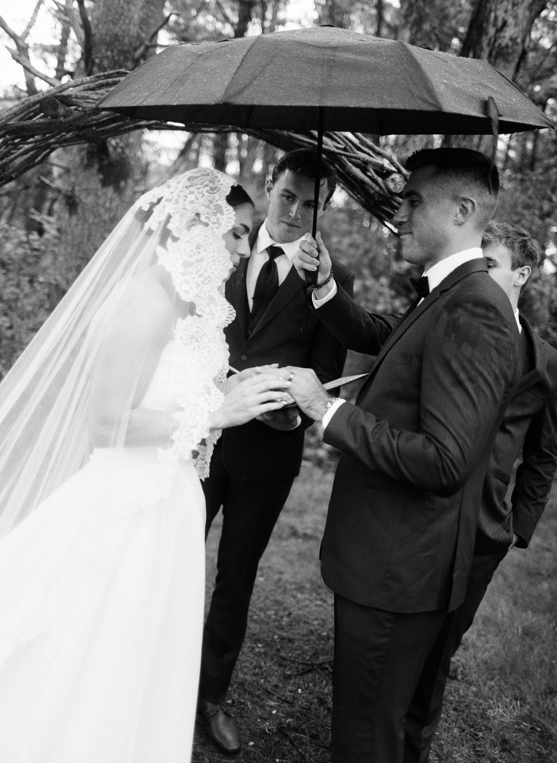 Wedding photography in Maine on analog film