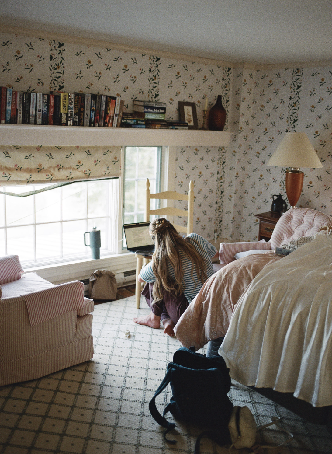 backyard wedding photography on film