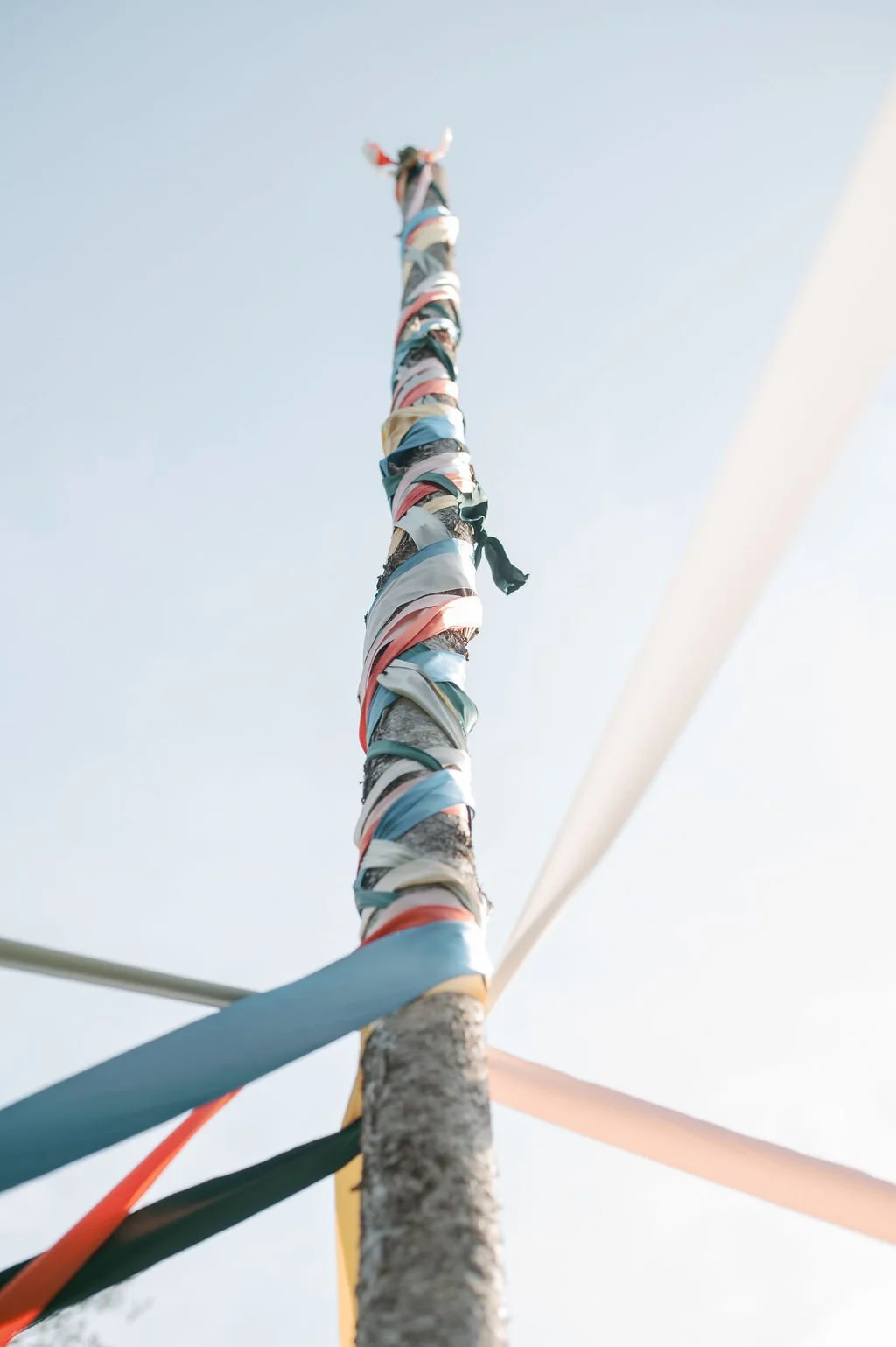 a maypole backyard wedding on film