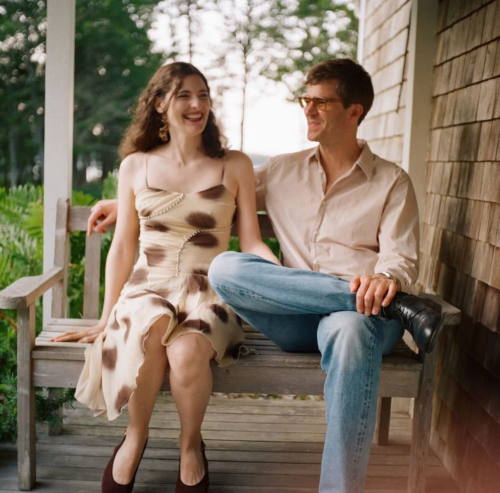 an engagement session at home in midcoast maine that feels natural 