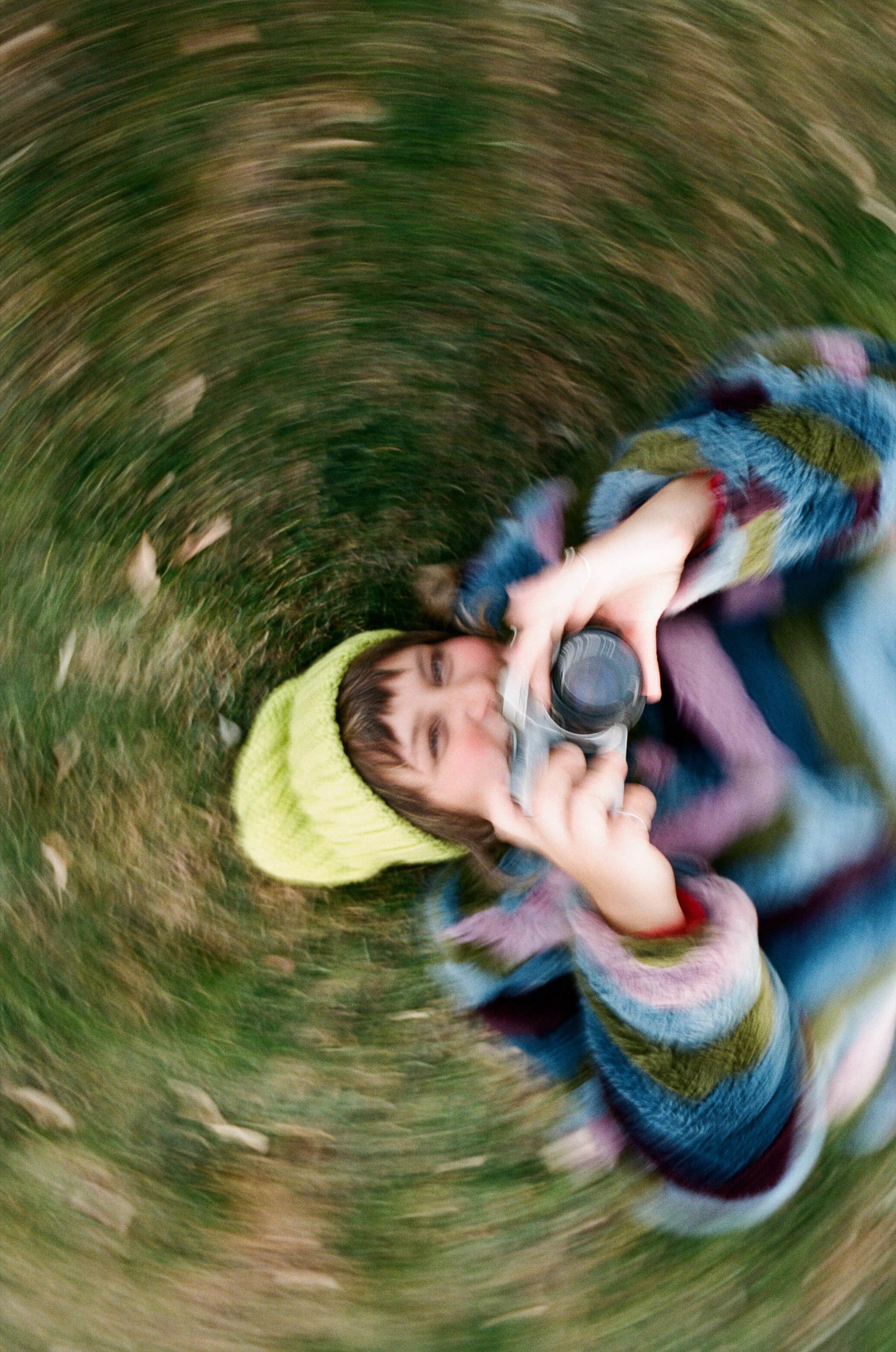 Playful branding photography for photographers on film