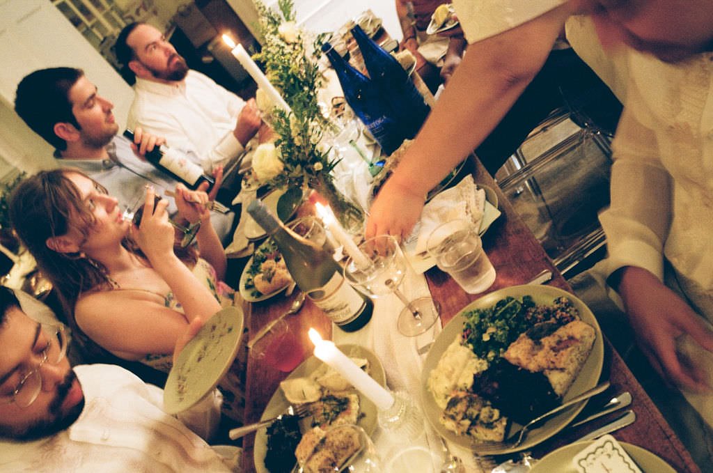 blind tiger wedding dinner party on film