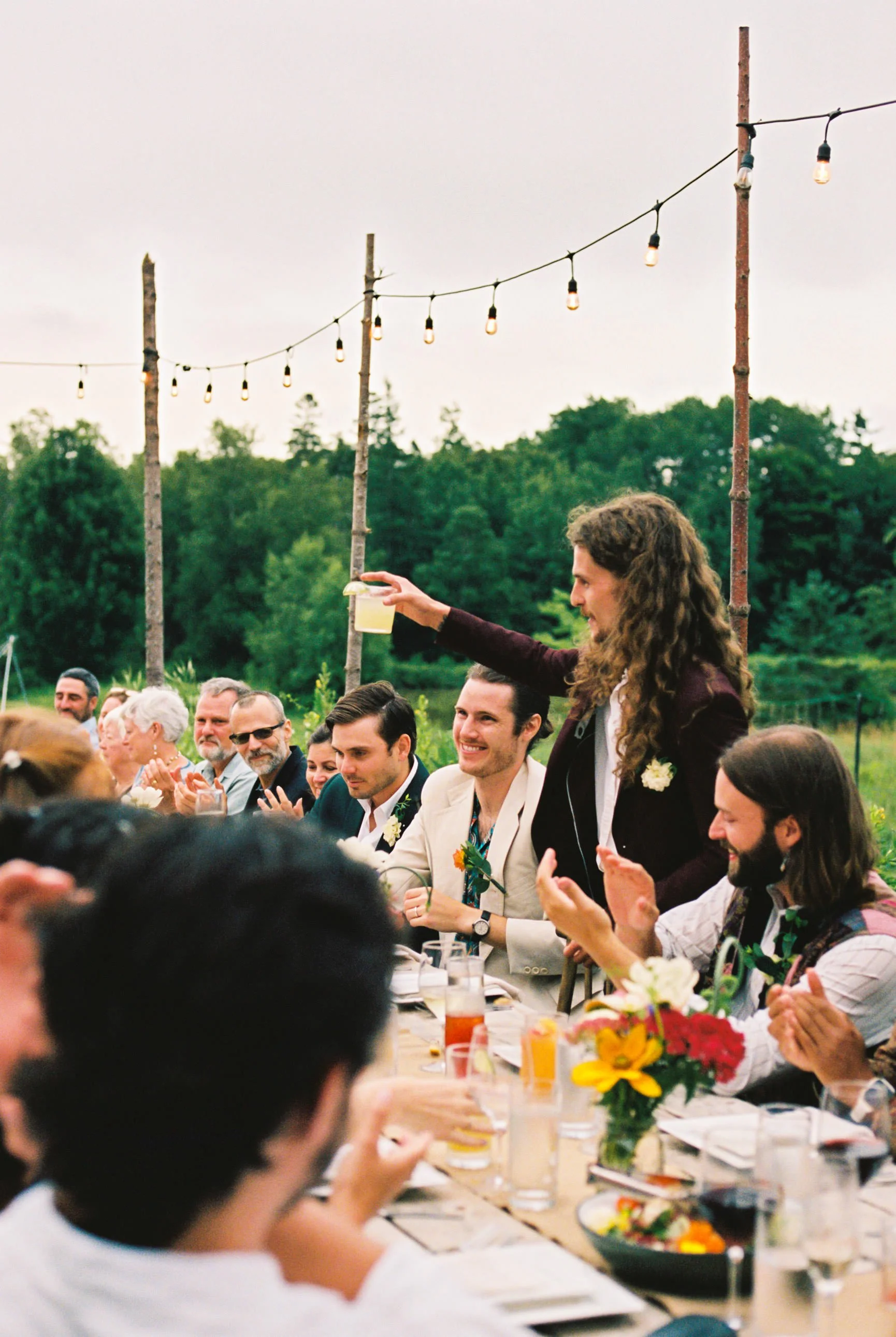 outdoor small wedding dinner inspiration