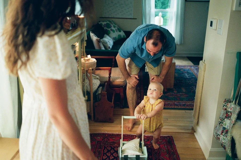 candid newborn photography at home